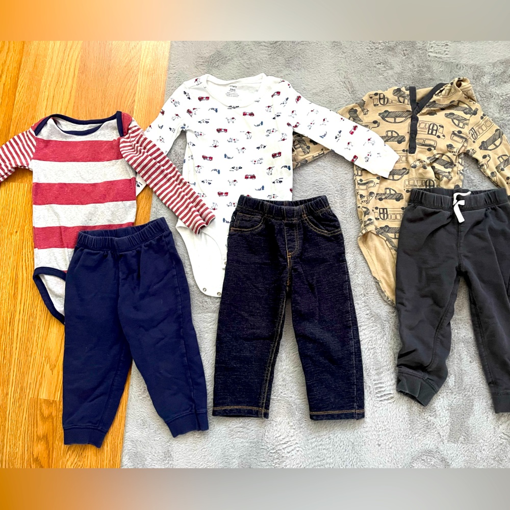 24m boys Carter sets